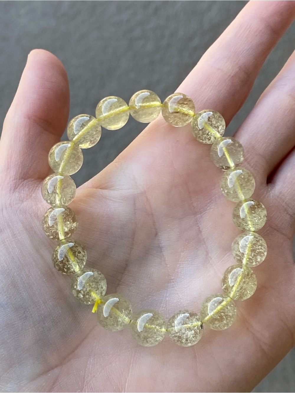 Natural Libyan Desert Glass 10.6mm